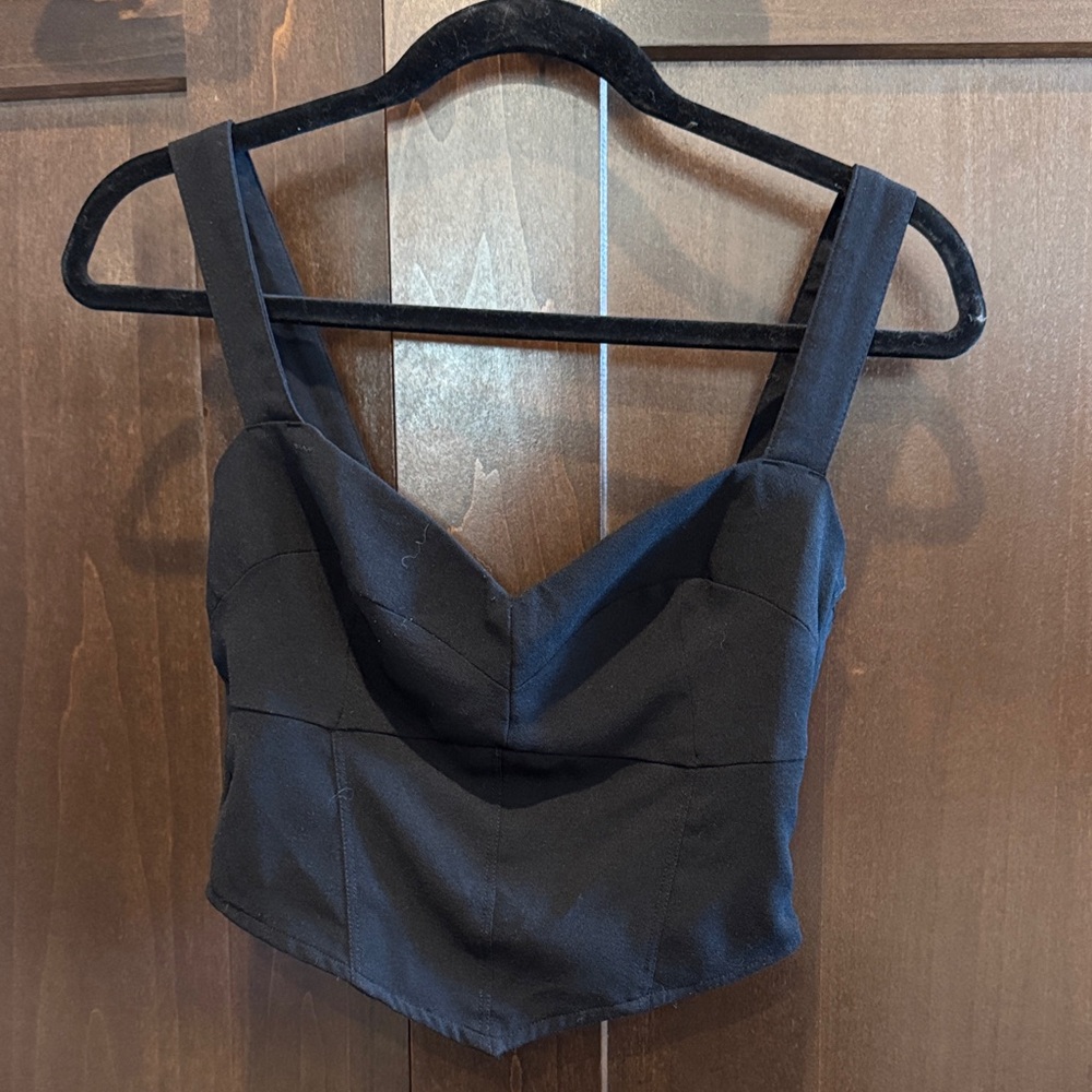 Abercrombie & Fitch Black Tank Top